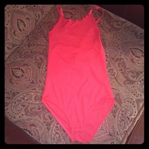 Topshop red one piece small worn once